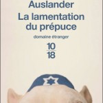 La lamentation du prépuce – Shalom Auslander