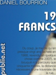 19 francs – Daniel Bourrion